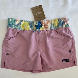 Patagonia Costa Rica Baggies 3" Shorts Kids' Size M / 10 Milkweed Mauve SP24